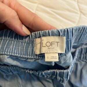 LOFT soft denim skirt